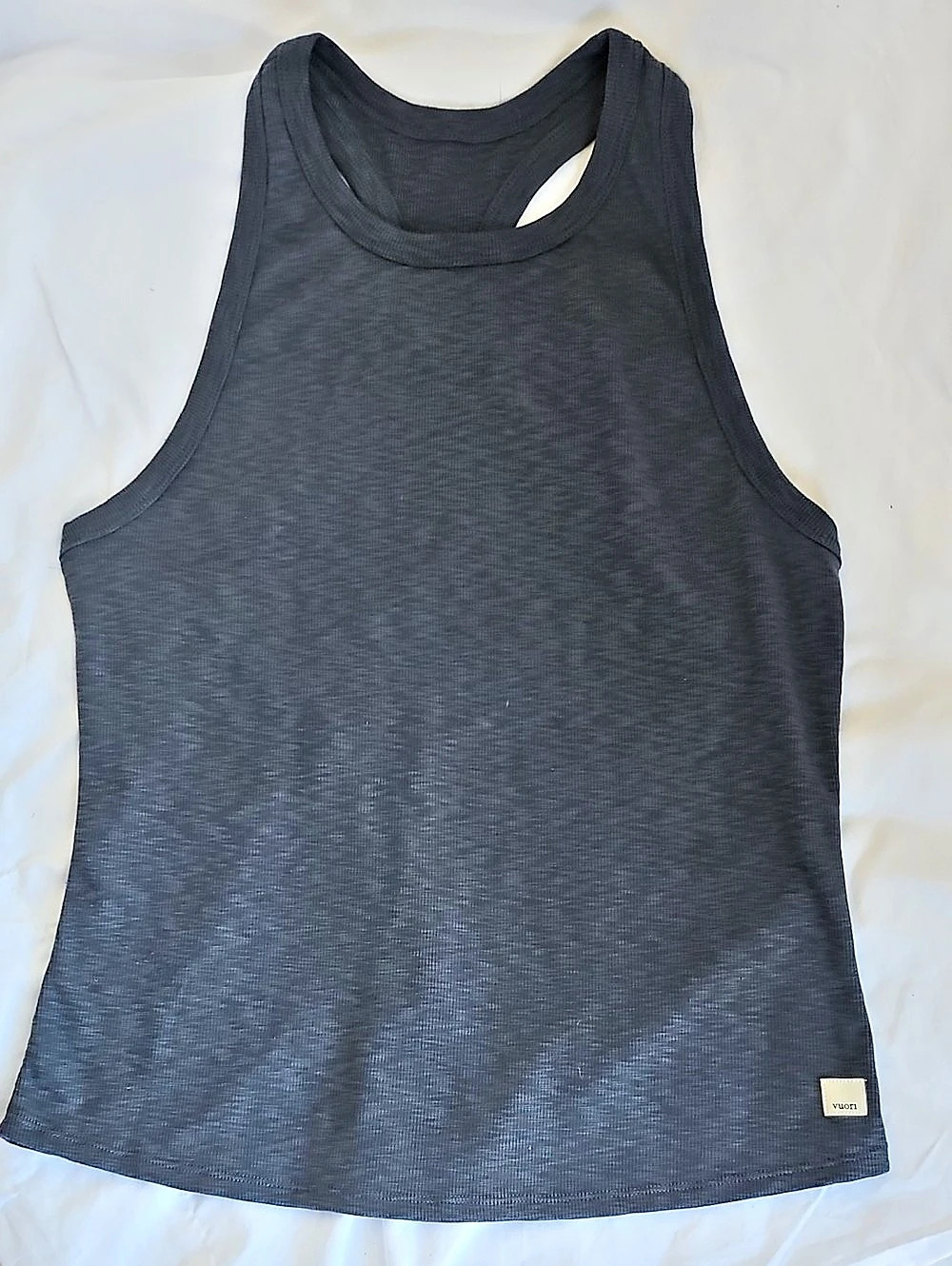 Vuori Lux Performance Racerback Tank Women's Gray Tank Top